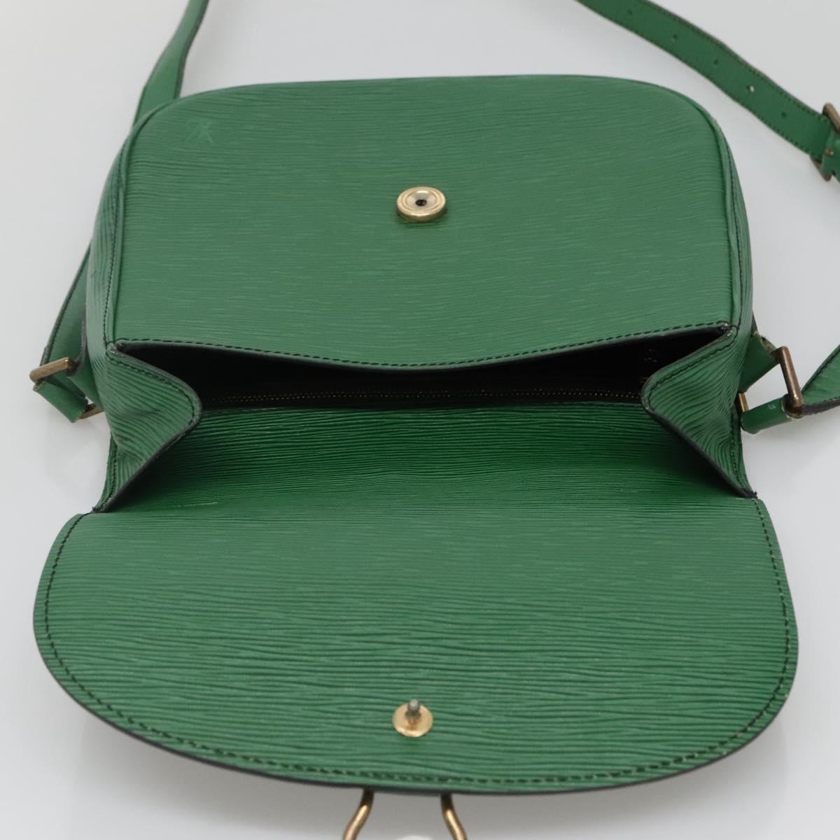LOUIS VUITTON Epi Saint Cloud GM Shoulder Bag Green M52194 LV Auth bs28126