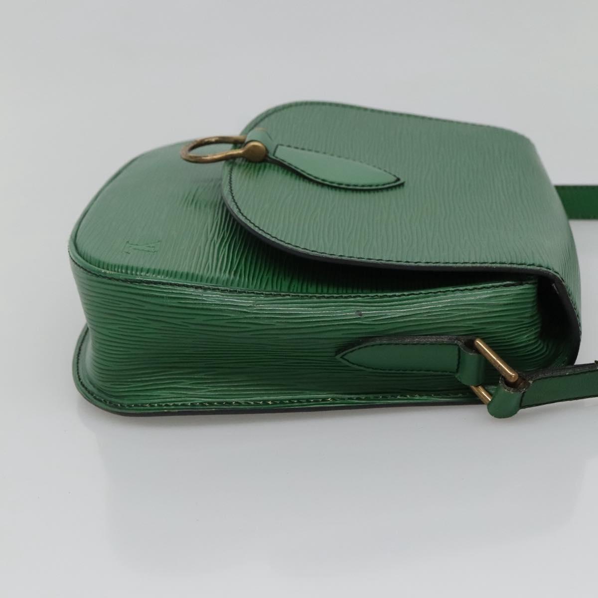 LOUIS VUITTON Epi Saint Cloud GM Shoulder Bag Green M52194 LV Auth bs28126