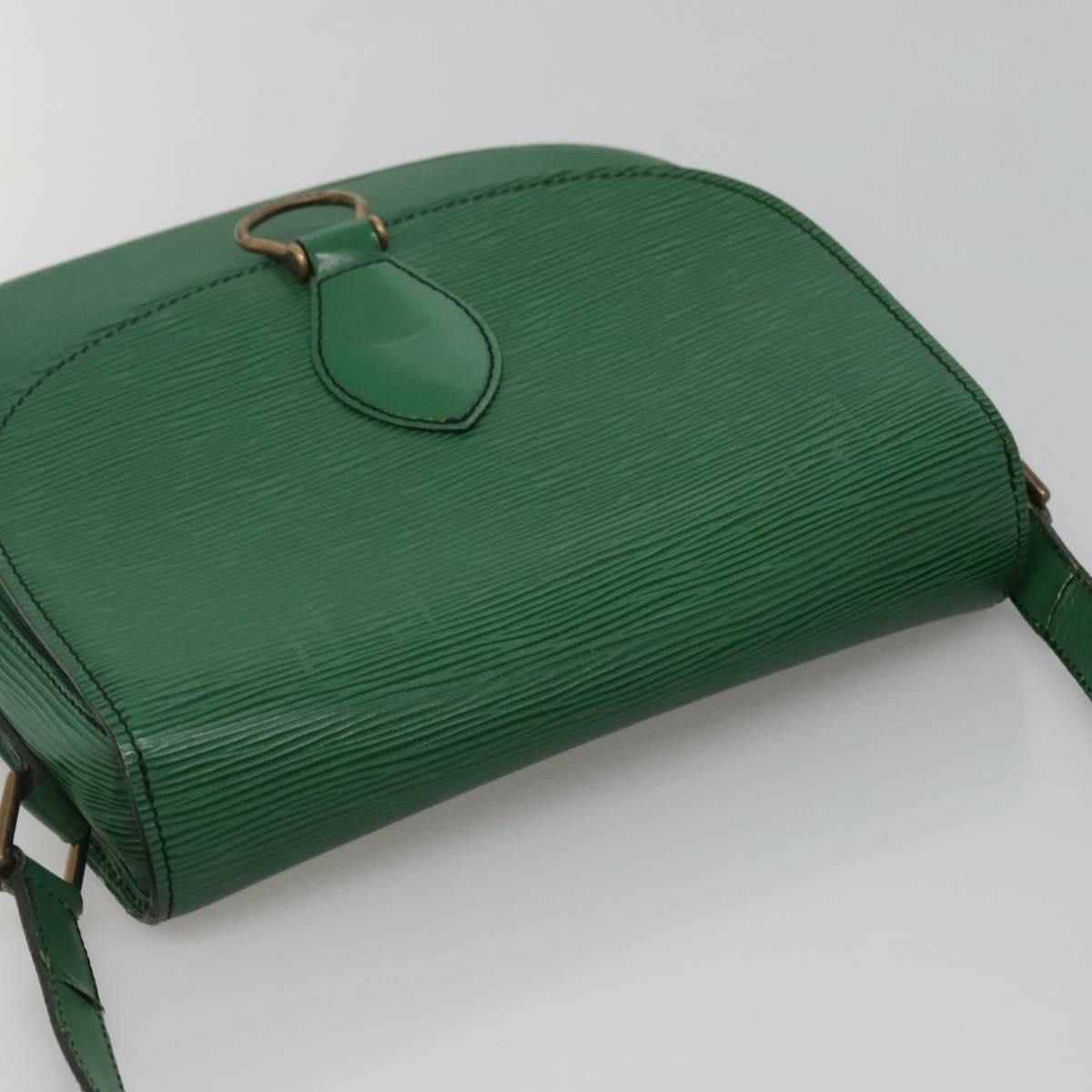 LOUIS VUITTON Epi Saint Cloud GM Shoulder Bag Green M52194 LV Auth bs28126
