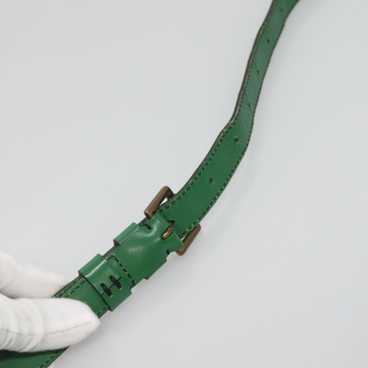 LOUIS VUITTON Epi Saint Cloud GM Shoulder Bag Green M52194 LV Auth bs28126