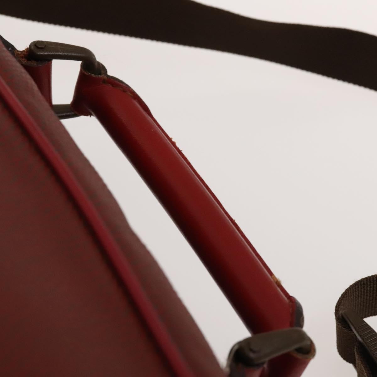LOUIS VUITTON LV Cup Challenge line Shoulder Bag Red LV Auth bs28142