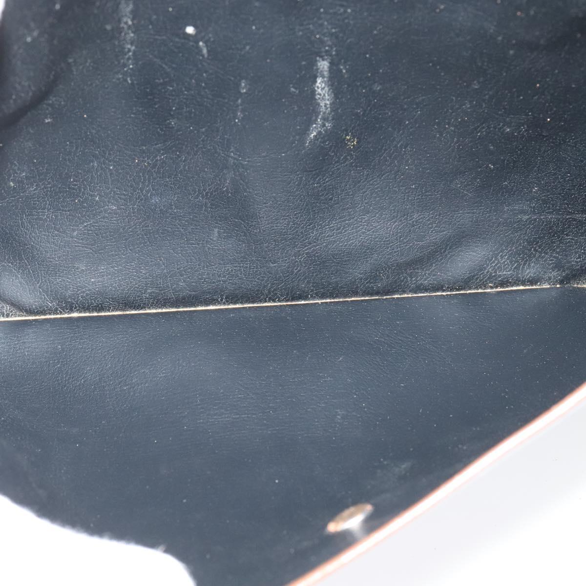 Burberrys Nova Check Clutch Bag Canvas Beige Auth bs28158