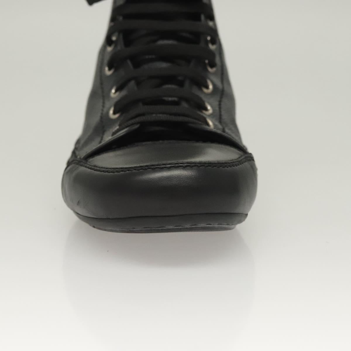 LOUIS VUITTON Damier Grafitte High Cut Sneakers LV Auth bs28163