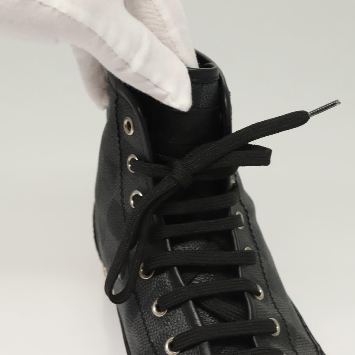 LOUIS VUITTON Damier Grafitte High Cut Sneakers LV Auth bs28163
