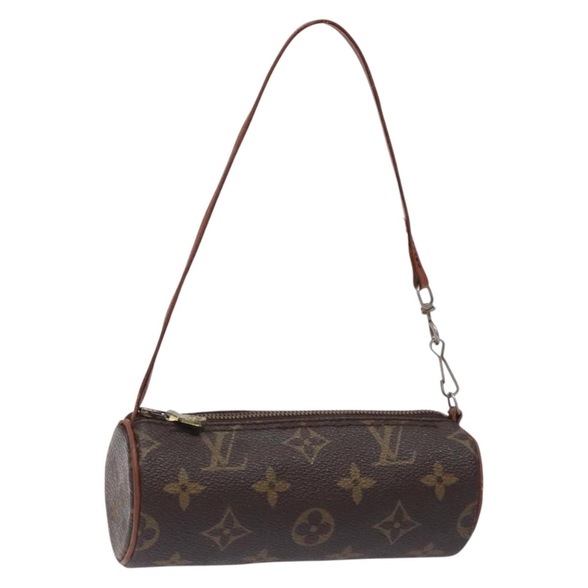 LOUIS VUITTON Monogram Papillon Pouch LV Auth bs28164