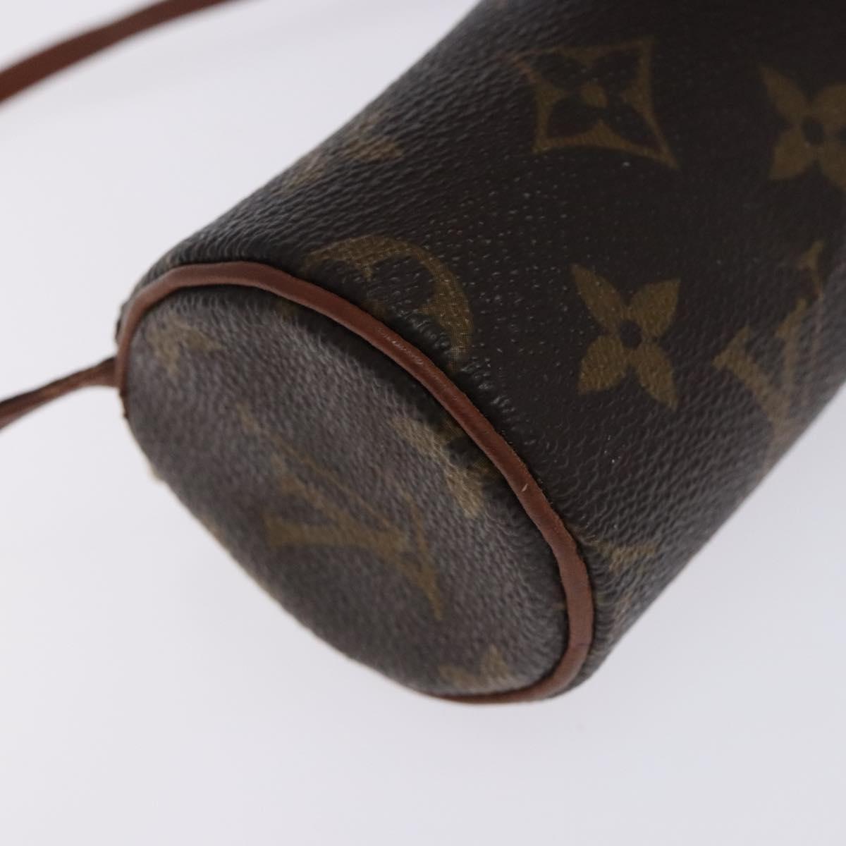 LOUIS VUITTON Monogram Papillon Pouch LV Auth bs28164