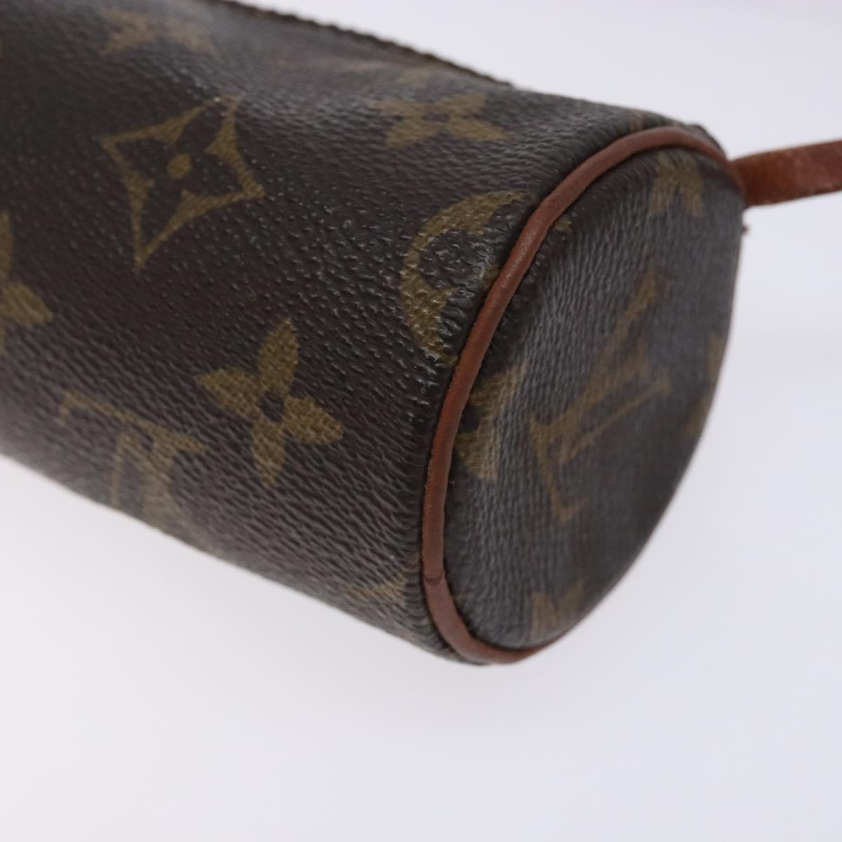 LOUIS VUITTON Monogram Papillon Pouch LV Auth bs28164