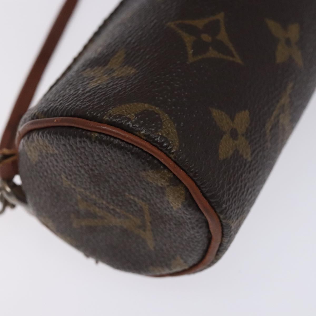 LOUIS VUITTON Monogram Papillon Pouch LV Auth bs28164