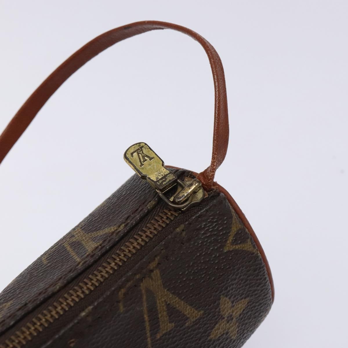 LOUIS VUITTON Monogram Papillon Pouch LV Auth bs28164