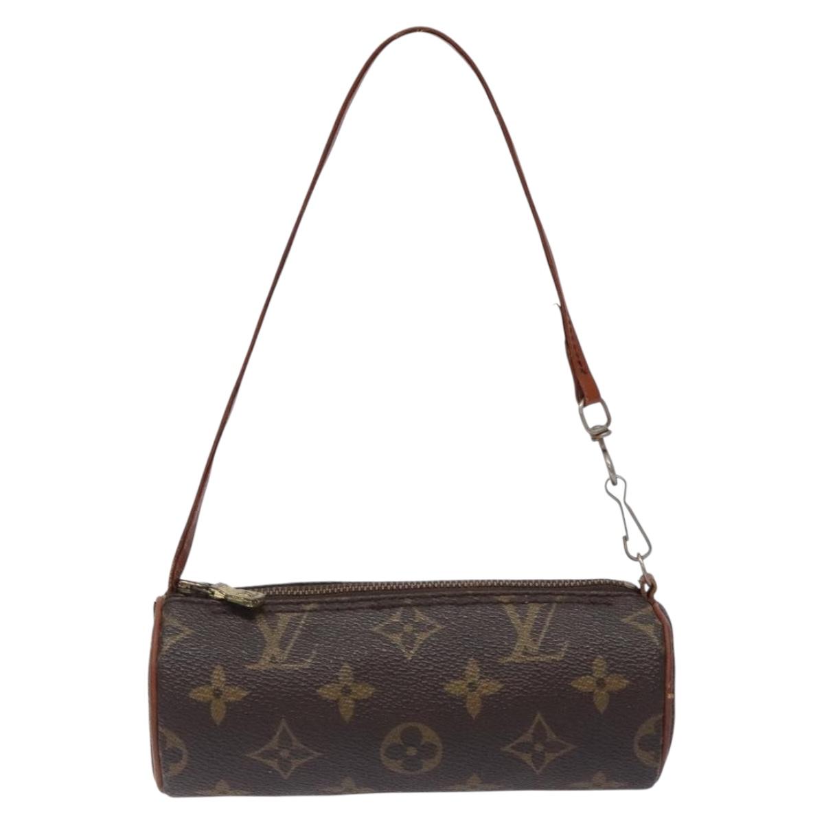 LOUIS VUITTON Monogram Papillon Pouch LV Auth bs28164