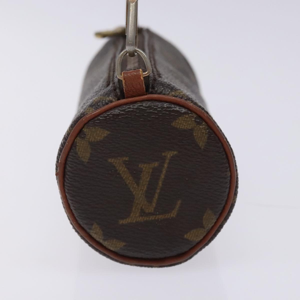 LOUIS VUITTON Monogram Papillon Pouch LV Auth bs28164