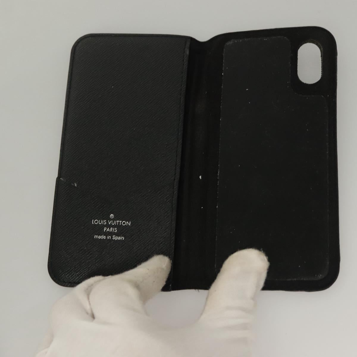 LOUIS VUITTON Monogram Eclipse Epi iPhone Case 4Set LV Auth bs28178
