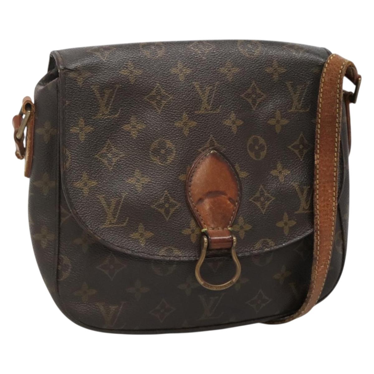 LOUIS VUITTON Monogram Saint Cloud GM Shoulder Bag M51242 LV Auth bs28185
