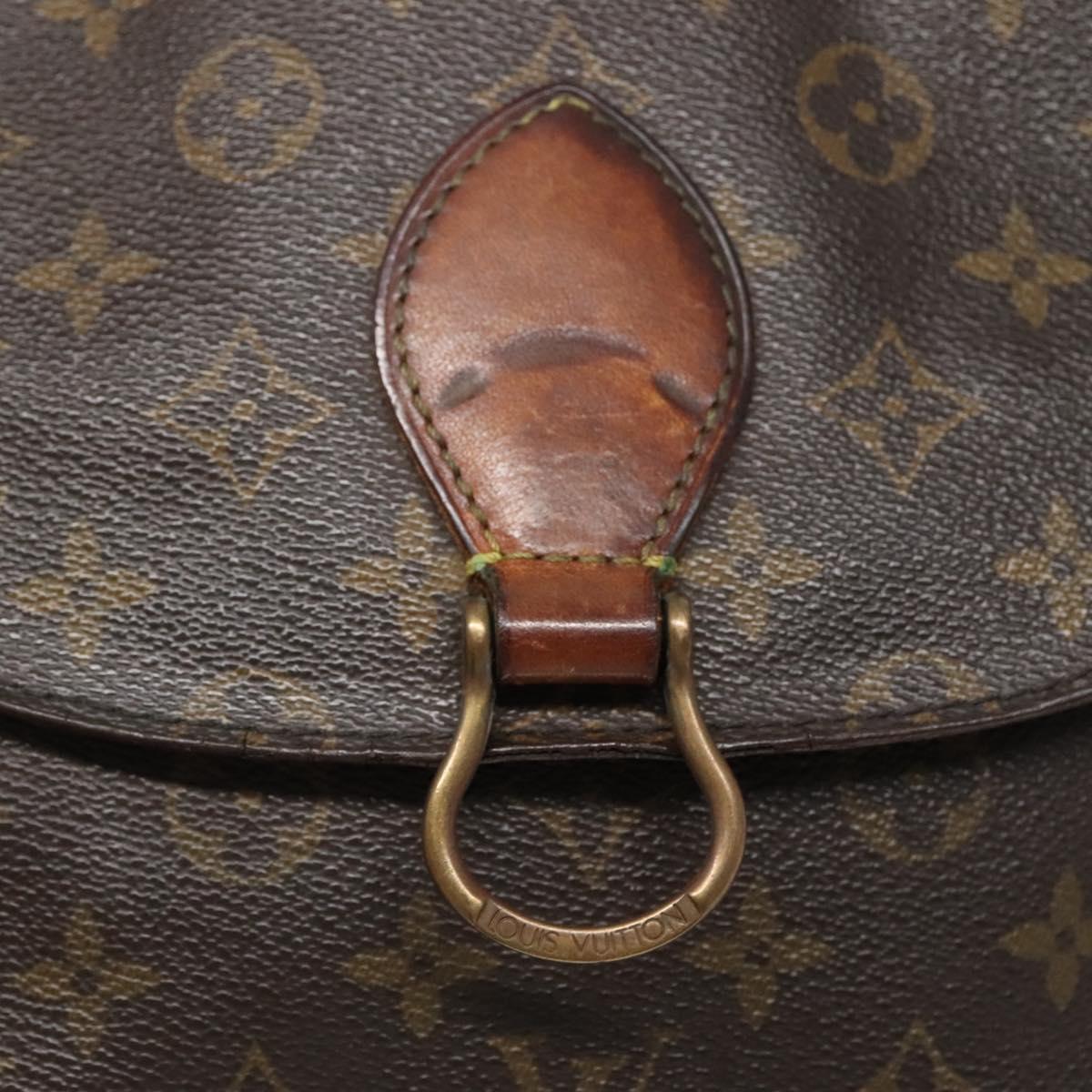 LOUIS VUITTON Monogram Saint Cloud GM Shoulder Bag M51242 LV Auth bs28185