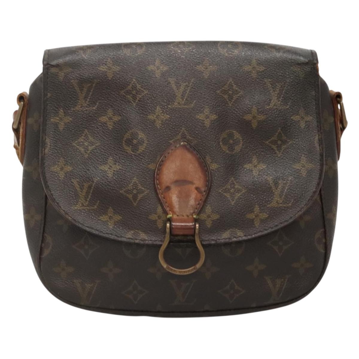 LOUIS VUITTON Monogram Saint Cloud GM Shoulder Bag M51242 LV Auth bs28185