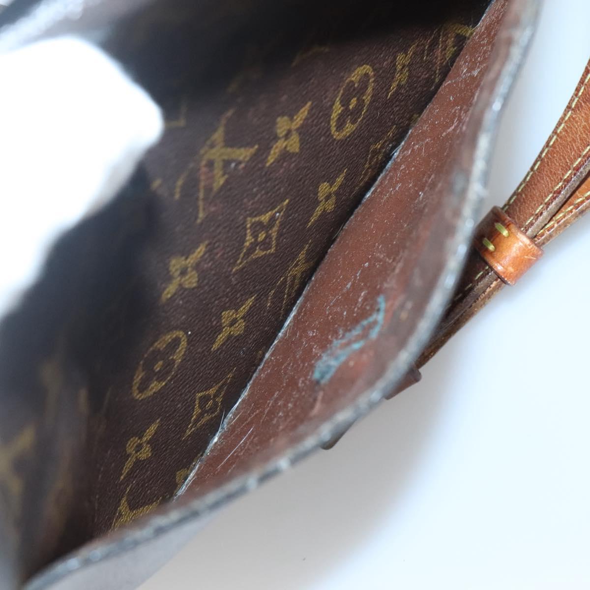 LOUIS VUITTON Monogram Saint Cloud GM Shoulder Bag M51242 LV Auth bs28185