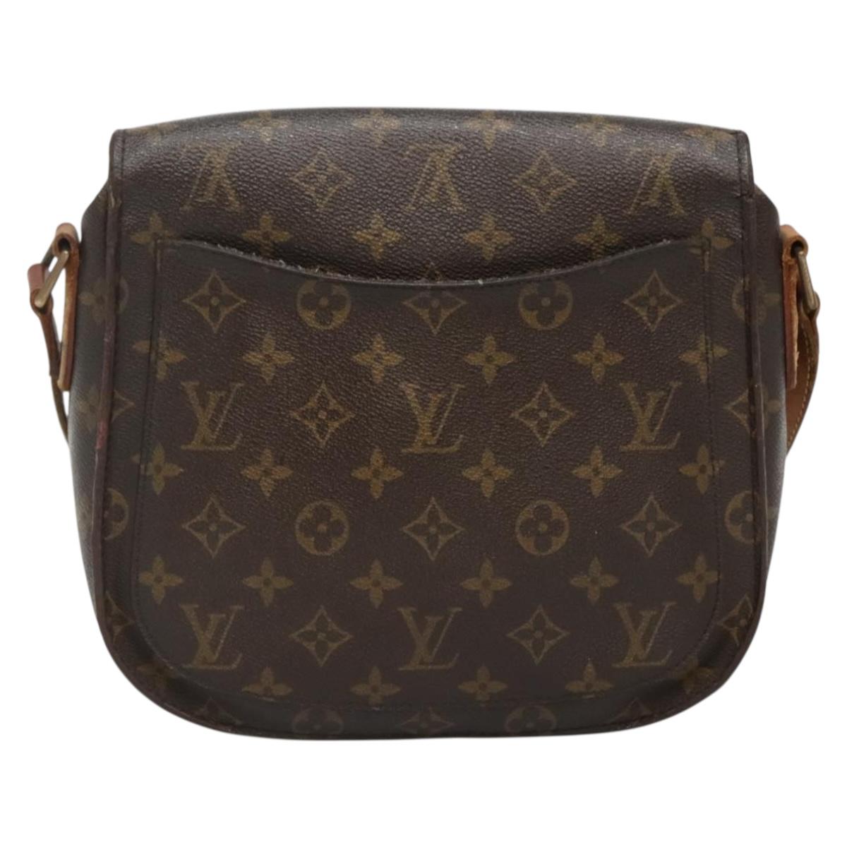 LOUIS VUITTON Monogram Saint Cloud GM Shoulder Bag M51242 LV Auth bs28185
