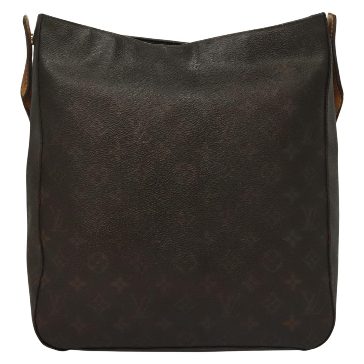 LOUIS VUITTON Monogram Looping GM Shoulder Bag M51145 LV Auth bs28193