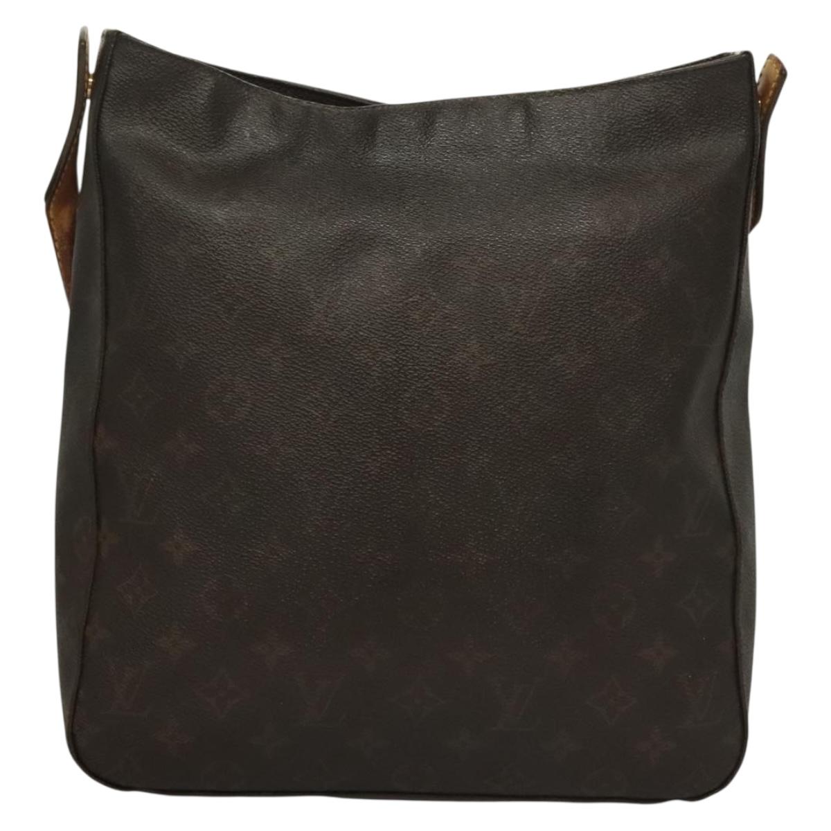 LOUIS VUITTON Monogram Looping GM Shoulder Bag M51145 LV Auth bs28193