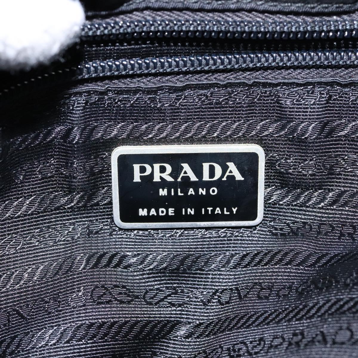 PRADA Hand Bag Nylon Black Auth bs28221