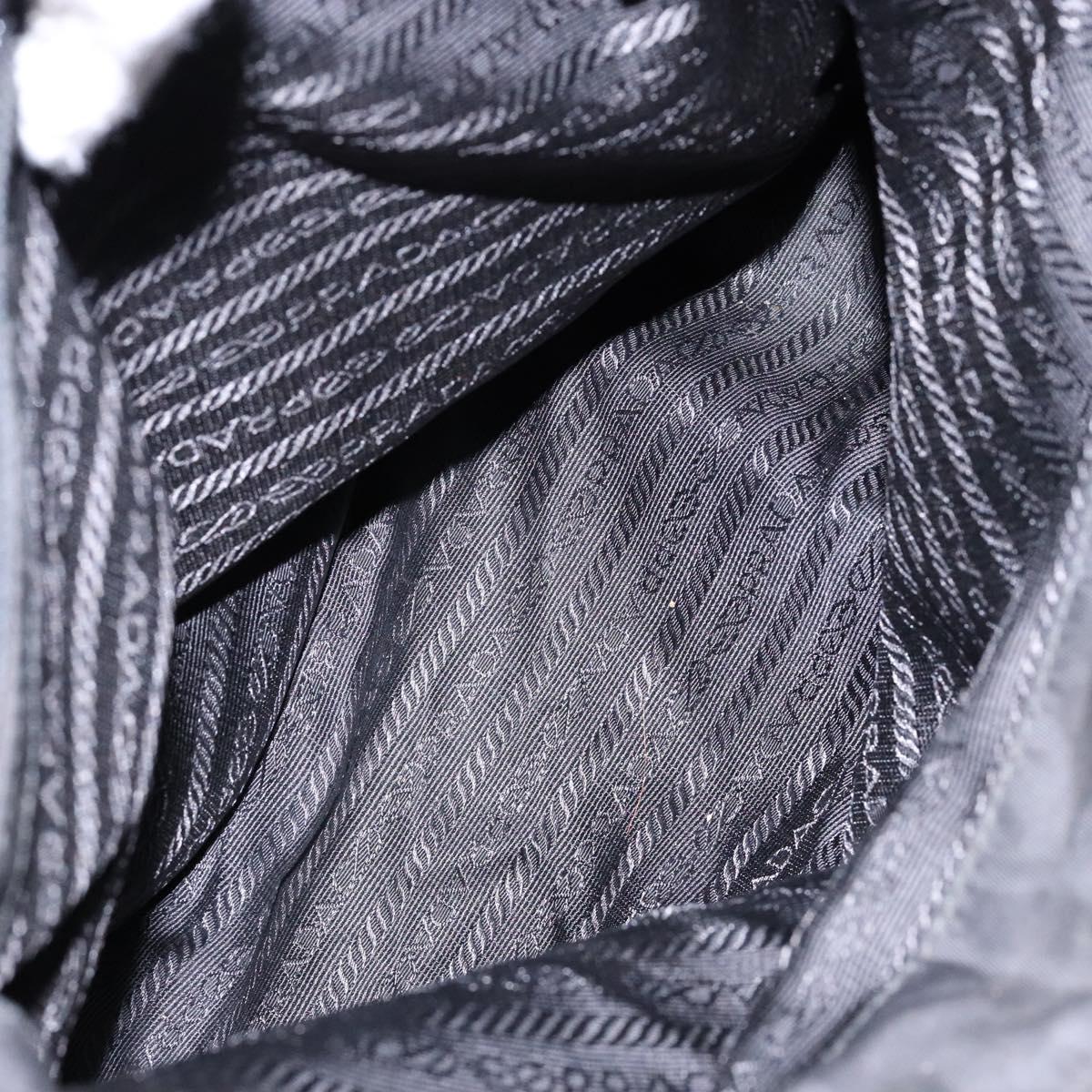 PRADA Hand Bag Nylon Black Auth bs28221