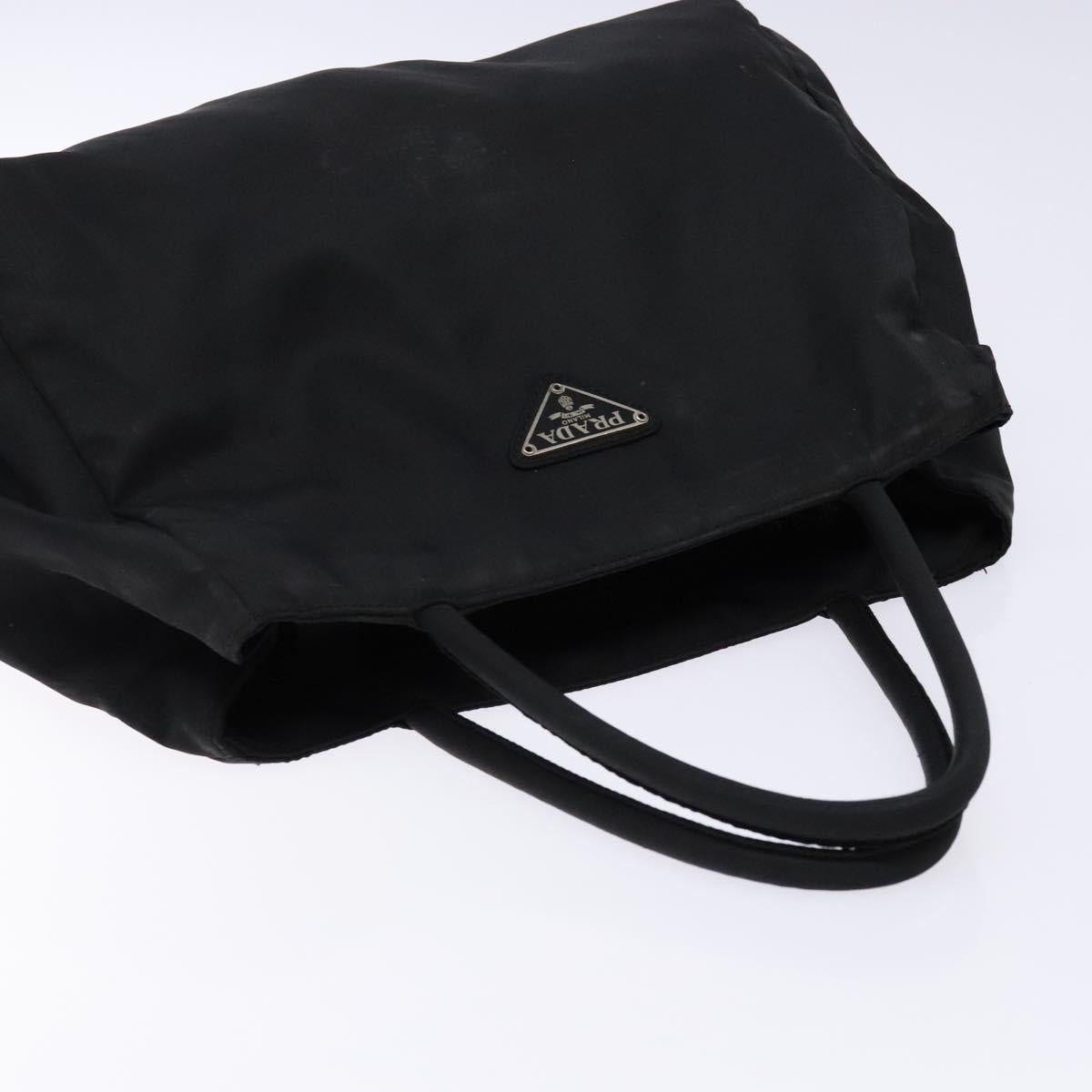 PRADA Hand Bag Nylon Black Auth bs28221