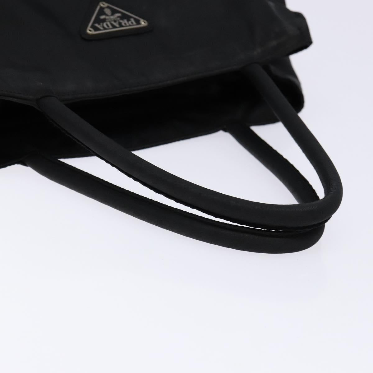 PRADA Hand Bag Nylon Black Auth bs28221