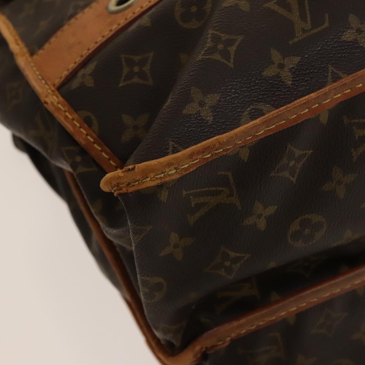 LOUIS VUITTON Monogram Game Meat Boston Bag M58120 LV Auth bs28243