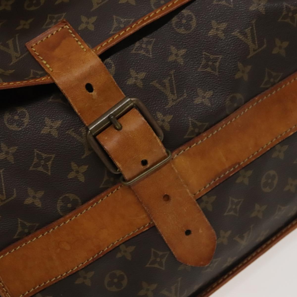 LOUIS VUITTON Monogram Game Meat Boston Bag M58120 LV Auth bs28243