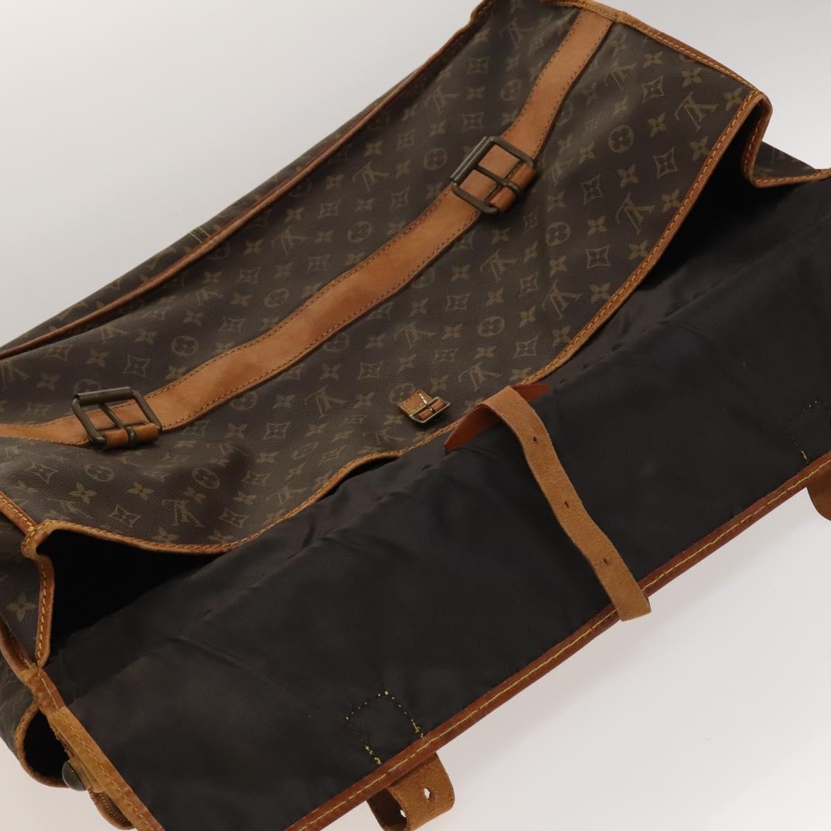 LOUIS VUITTON Monogram Game Meat Boston Bag M58120 LV Auth bs28243