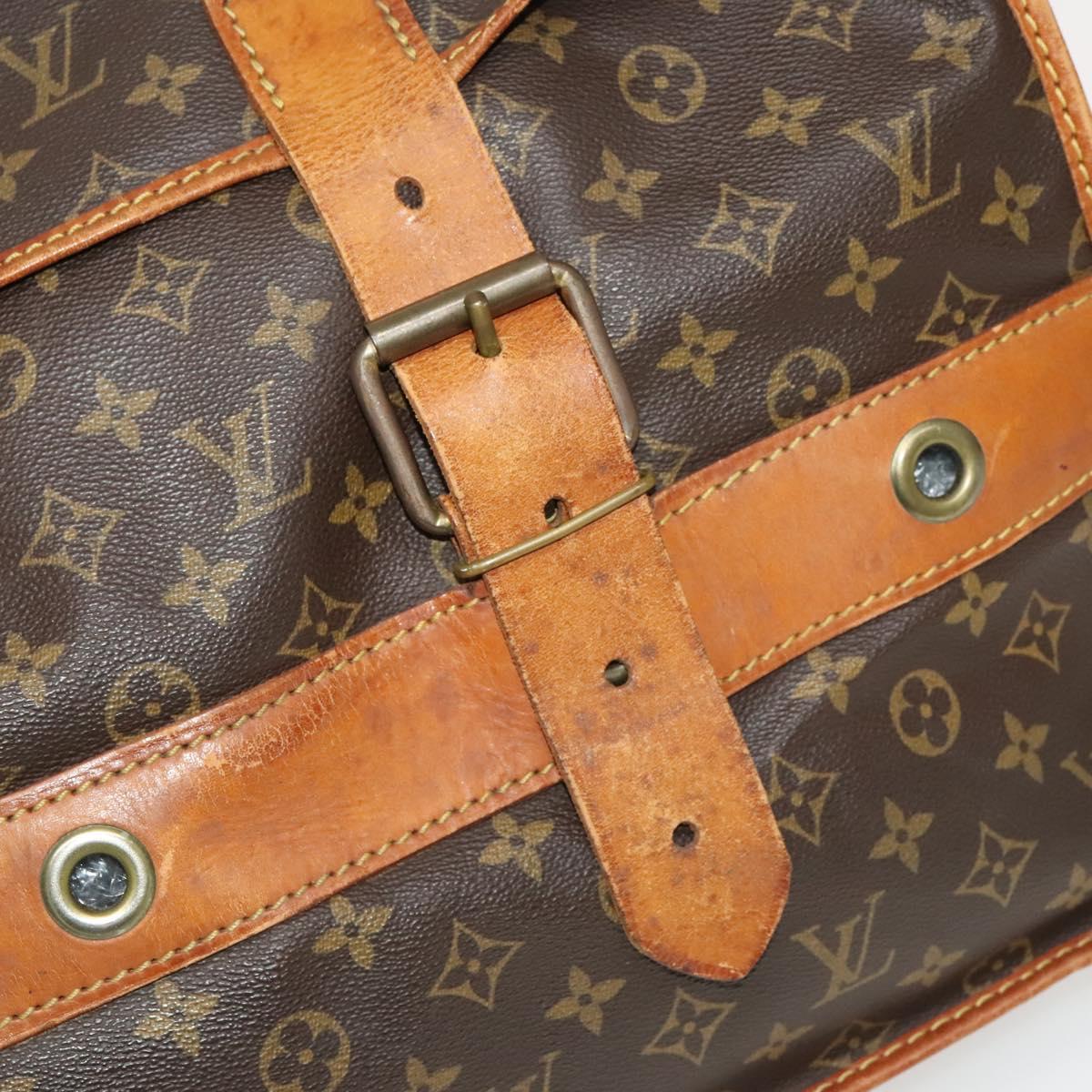 LOUIS VUITTON Monogram Game Meat Boston Bag M58120 LV Auth bs28243