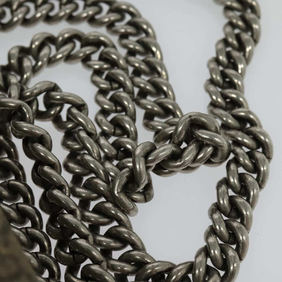 GUCCI GG Supreme Chain Dionysus Bag PVC Beige Silver 400249 Auth bs28270