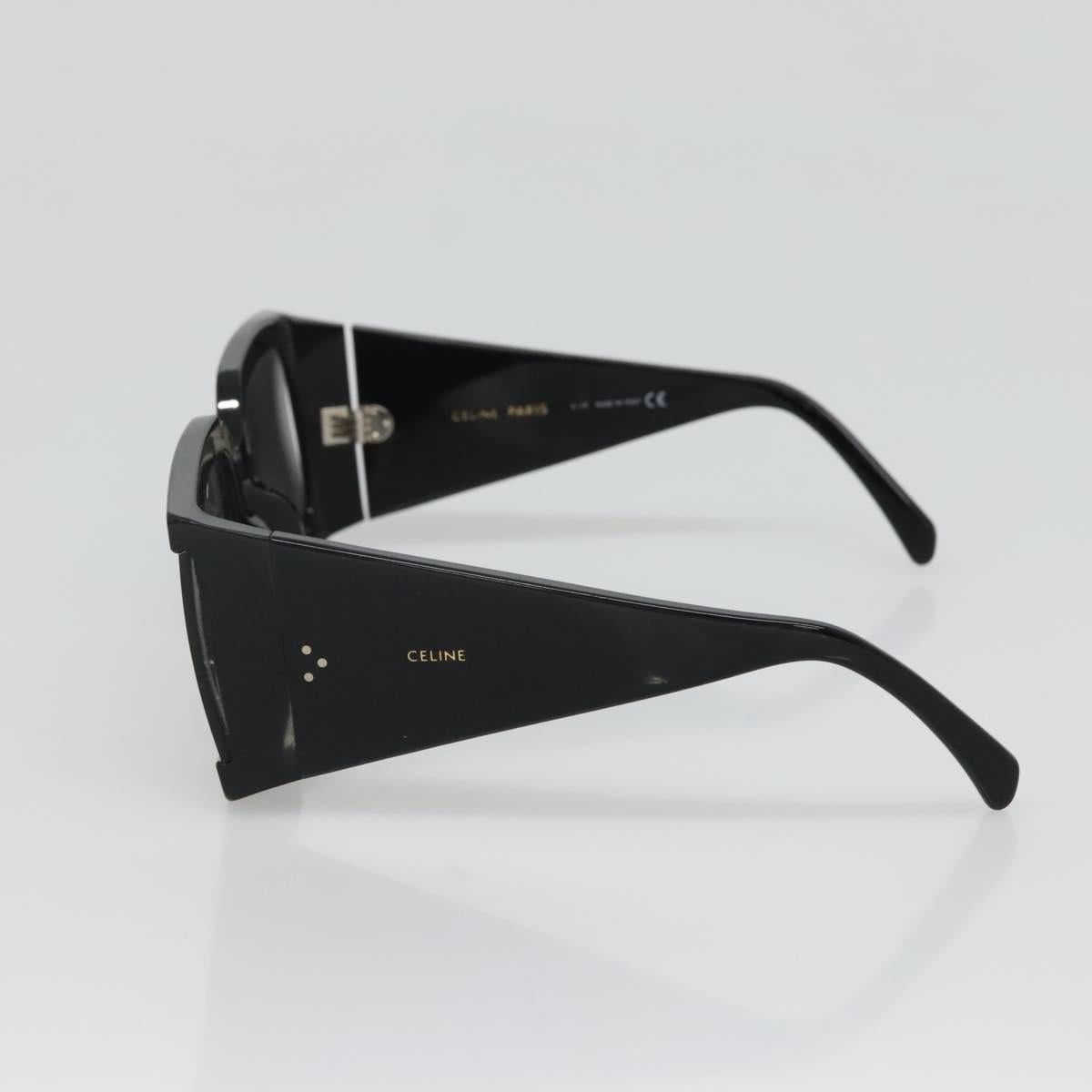 CELINE Sunglasses Plastic Black Auth bs28299