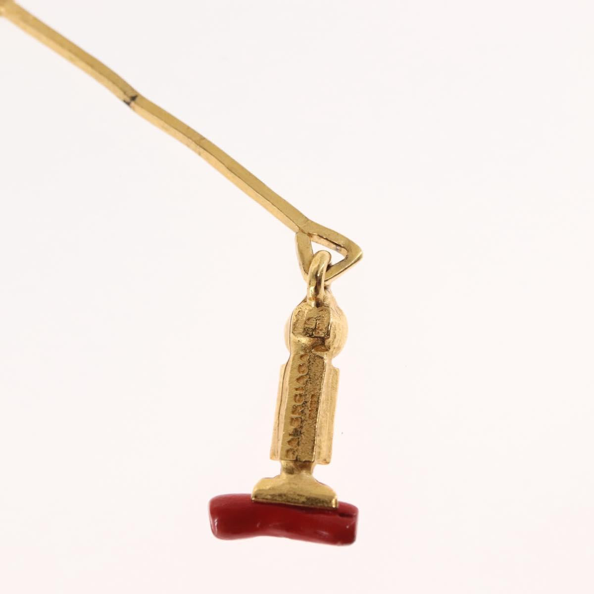 BALENCIAGA Necklace Metal Gold Auth bs28337
