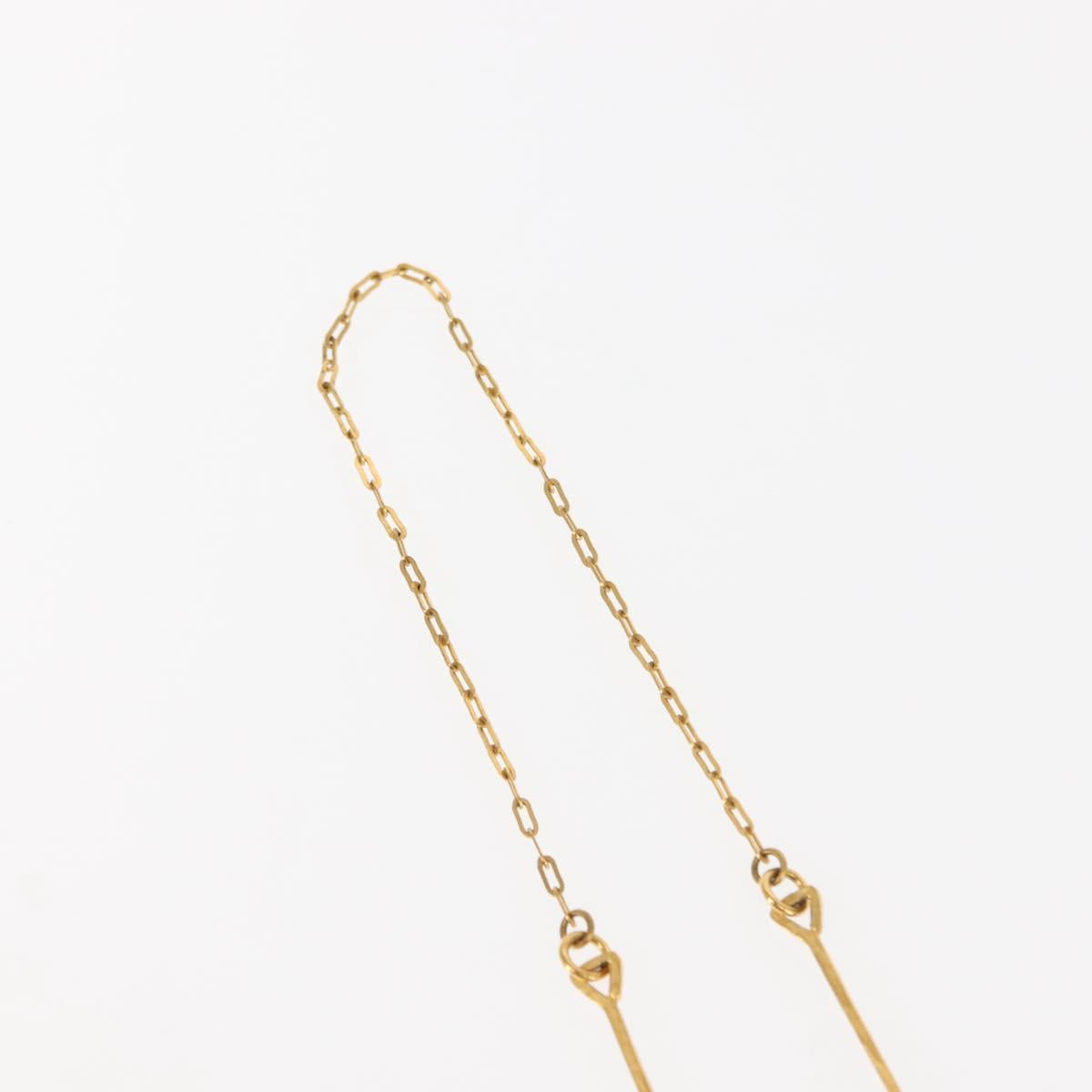 BALENCIAGA Necklace Metal Gold Auth bs28337
