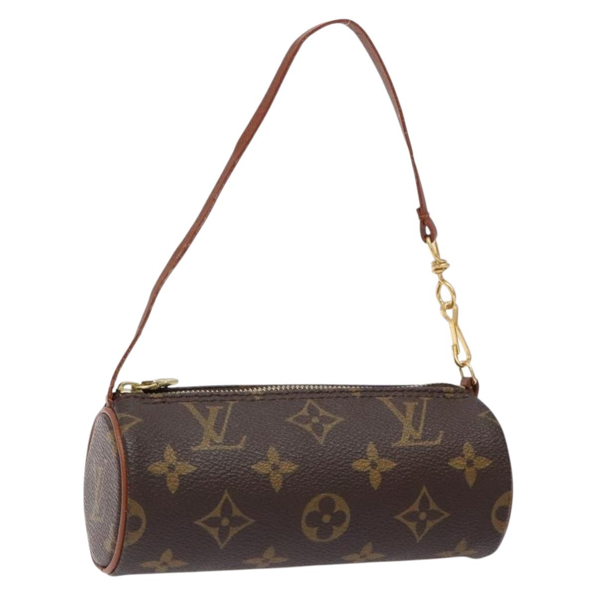 LOUIS VUITTON Monogram Papillon Pouch LV Auth bs28346