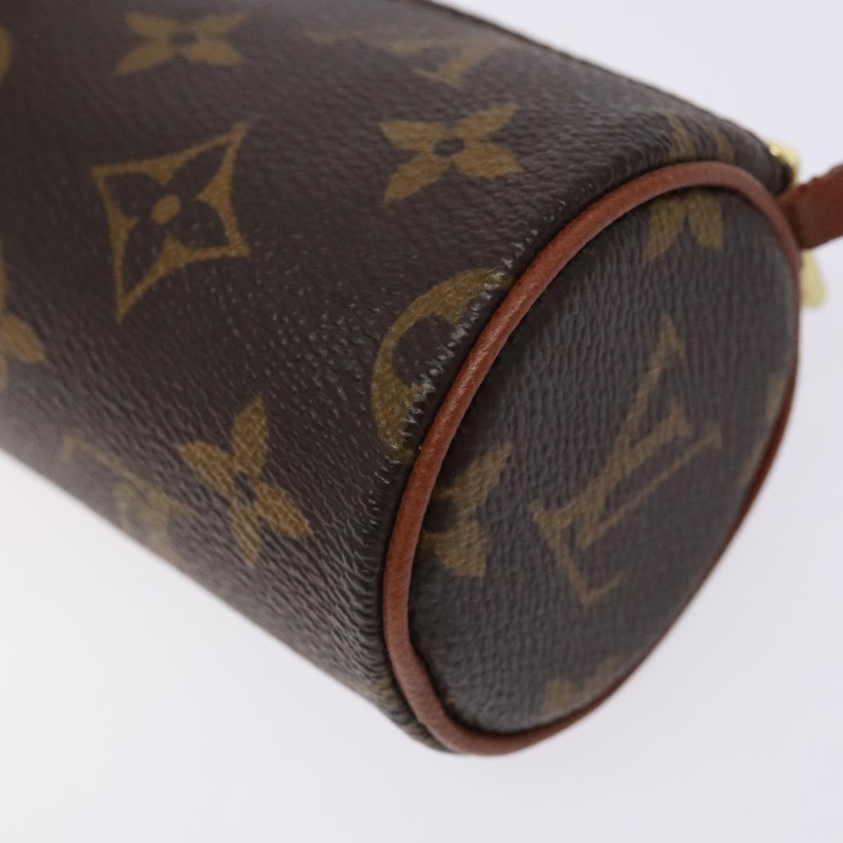 LOUIS VUITTON Monogram Papillon Pouch LV Auth bs28346