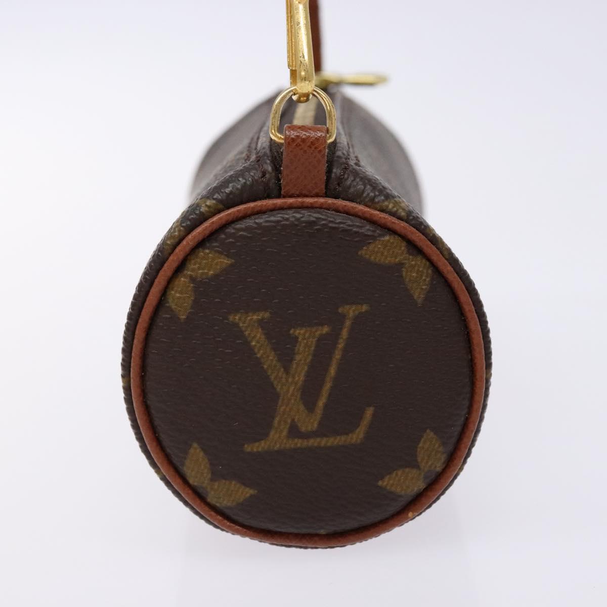 LOUIS VUITTON Monogram Papillon Pouch LV Auth bs28346