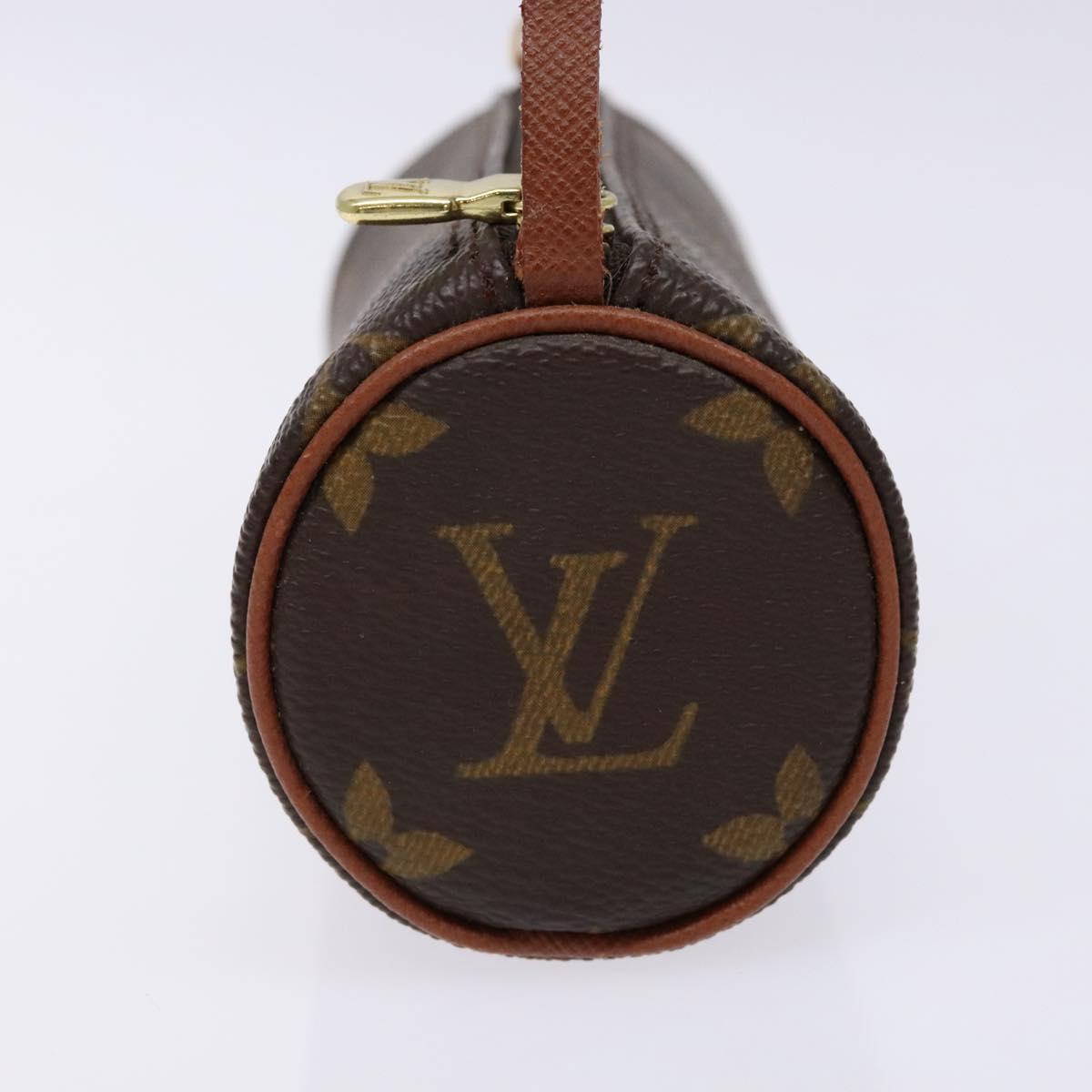 LOUIS VUITTON Monogram Papillon Pouch LV Auth bs28346