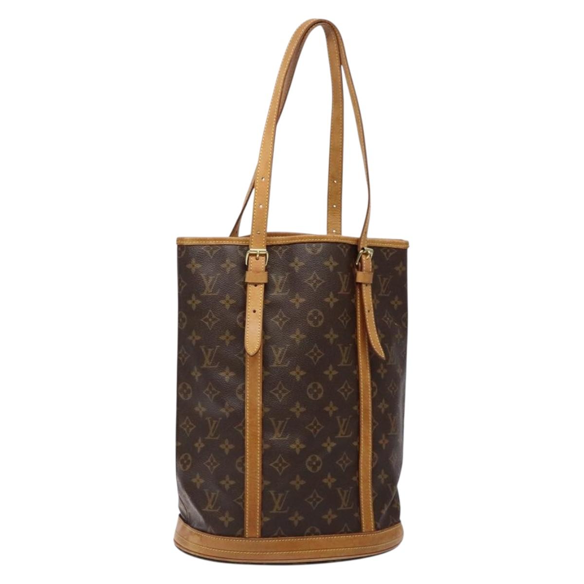 LOUIS VUITTON Monogram Bucket GM Shoulder Bag M42236 LV Auth bs28351