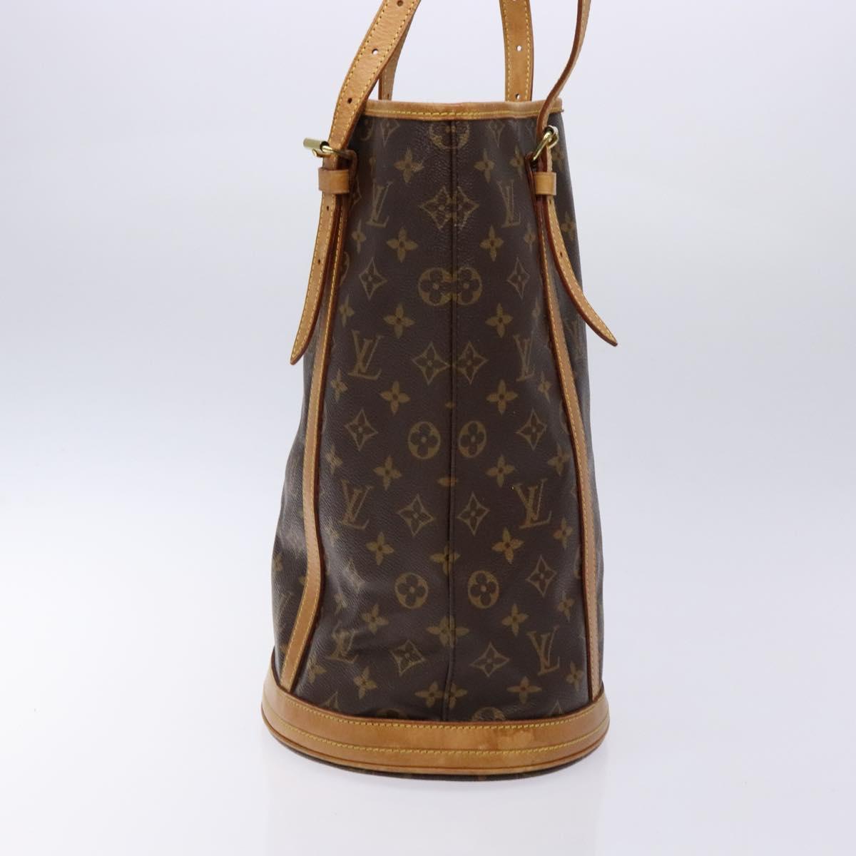 LOUIS VUITTON Monogram Bucket GM Shoulder Bag M42236 LV Auth bs28351