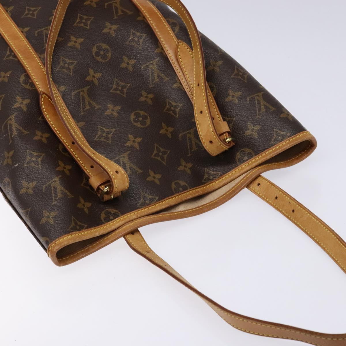 LOUIS VUITTON Monogram Bucket GM Shoulder Bag M42236 LV Auth bs28351