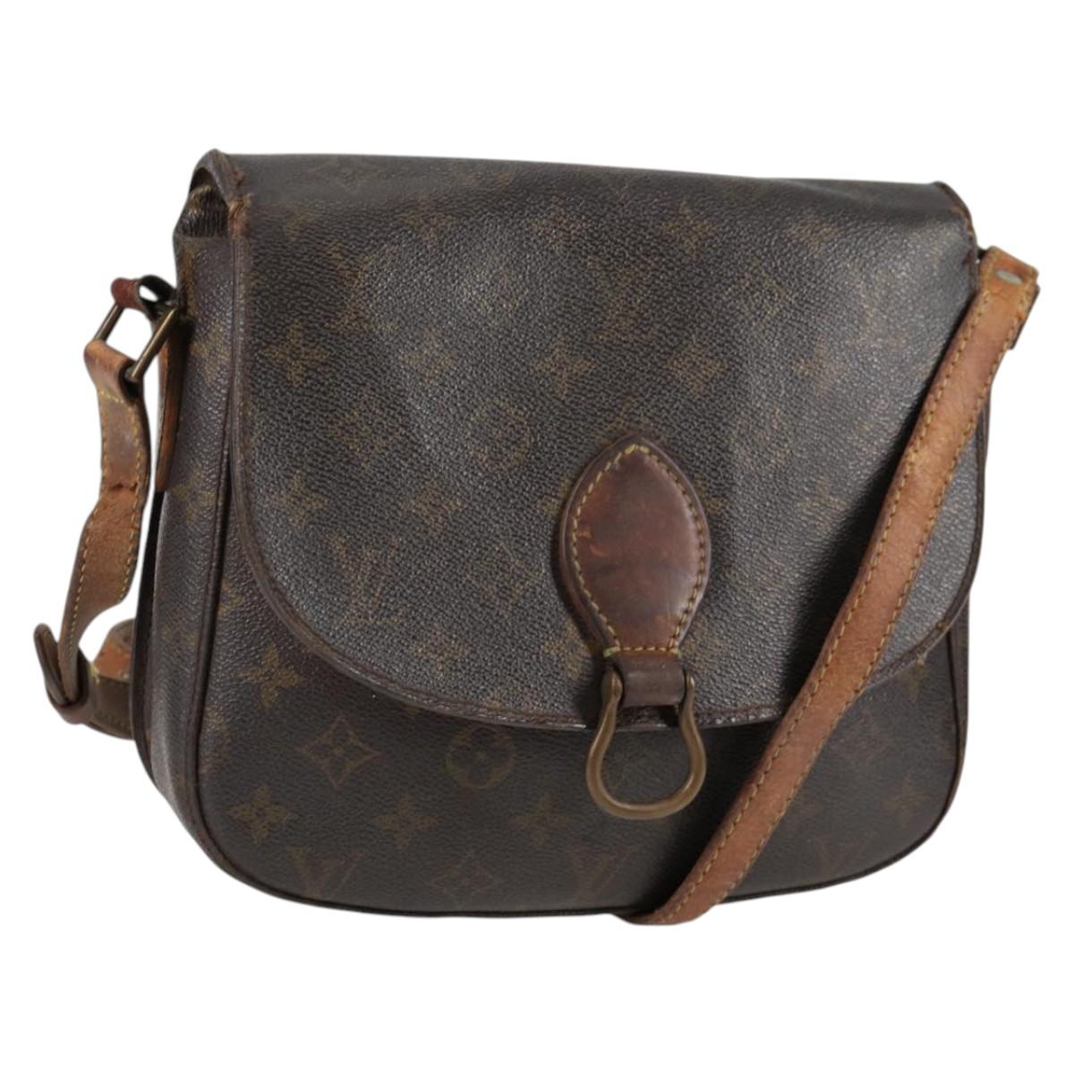LOUIS VUITTON Monogram Saint Cloud GM Shoulder Bag M51242 LV Auth bs28360