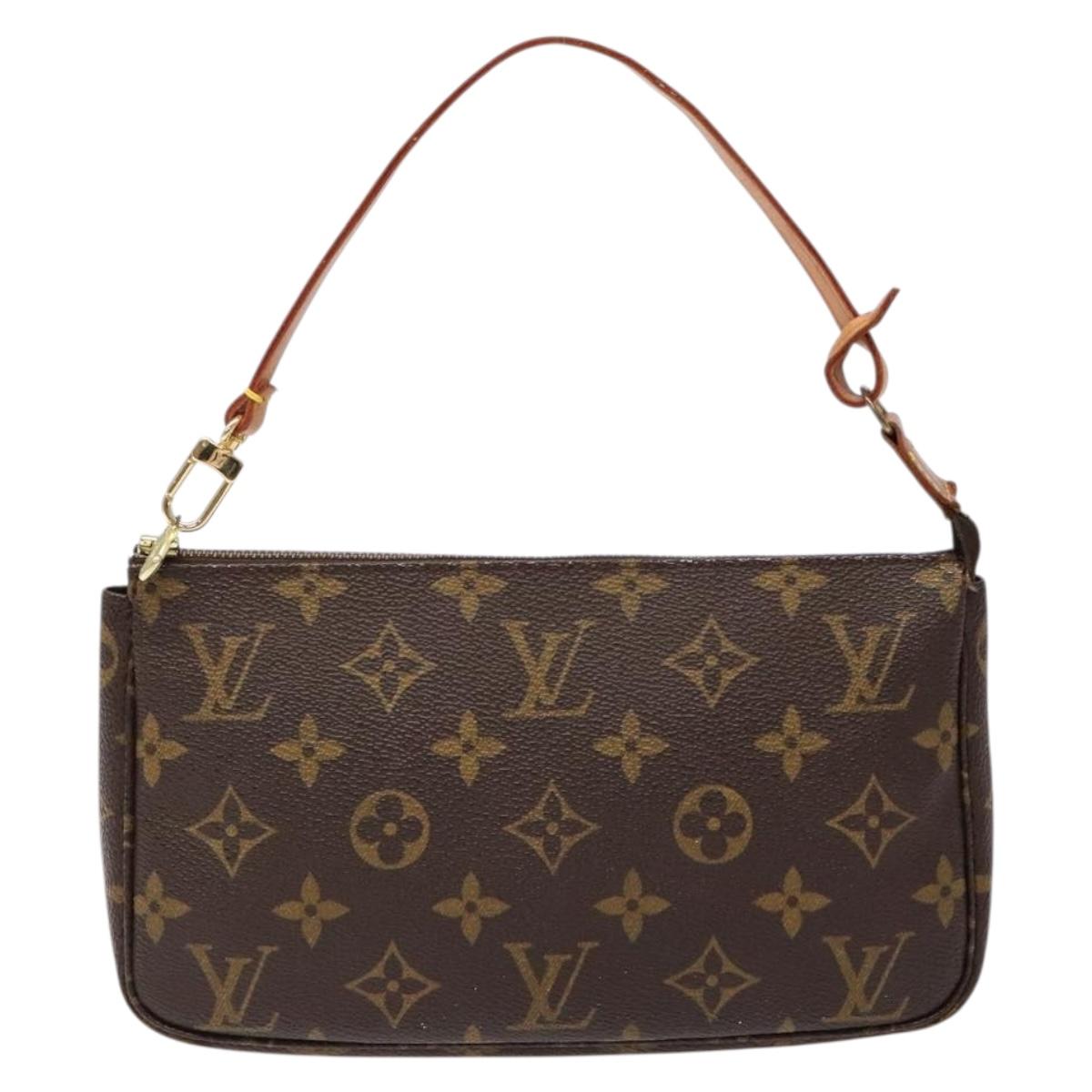 LOUIS VUITTON Monogram Pochette Accessoires Pouch Vintage M51980 LV Auth bs28364