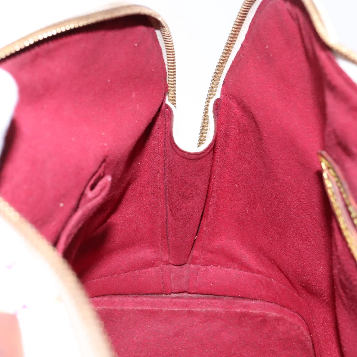 LOUIS VUITTON Monogram Multicolor Alma Hand Bag White M92647 LV Auth bs28368