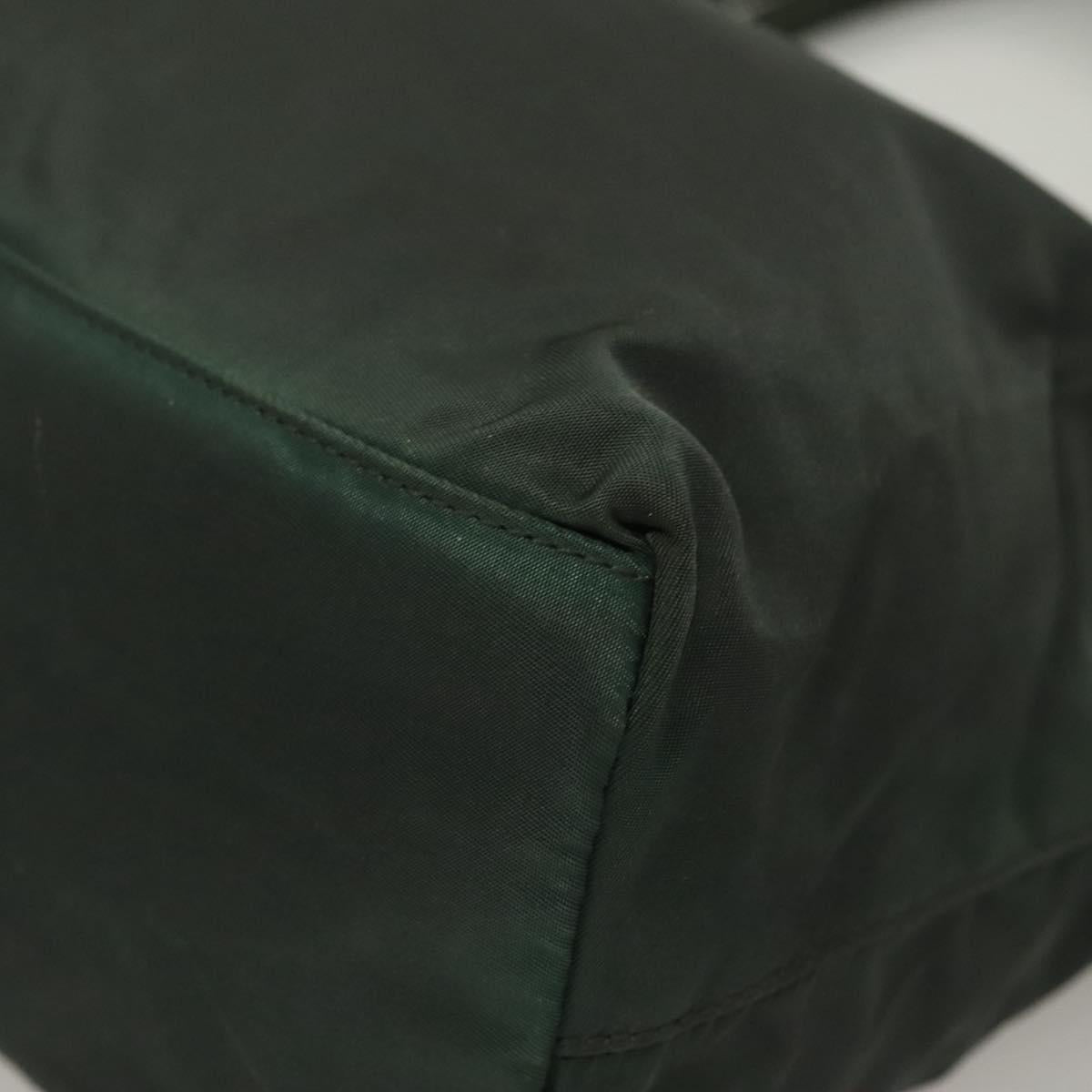 PRADA Tote Bag Nylon Green Auth bs28392