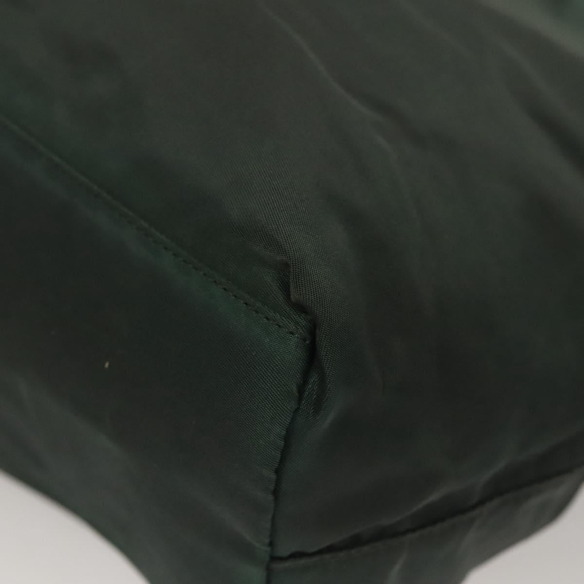 PRADA Tote Bag Nylon Green Auth bs28392