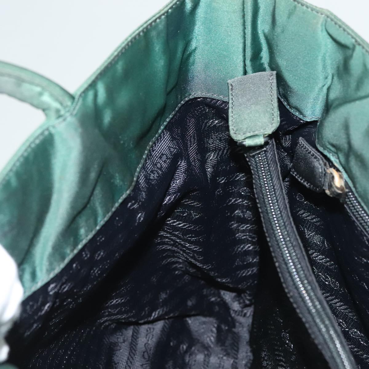 PRADA Tote Bag Nylon Green Auth bs28392