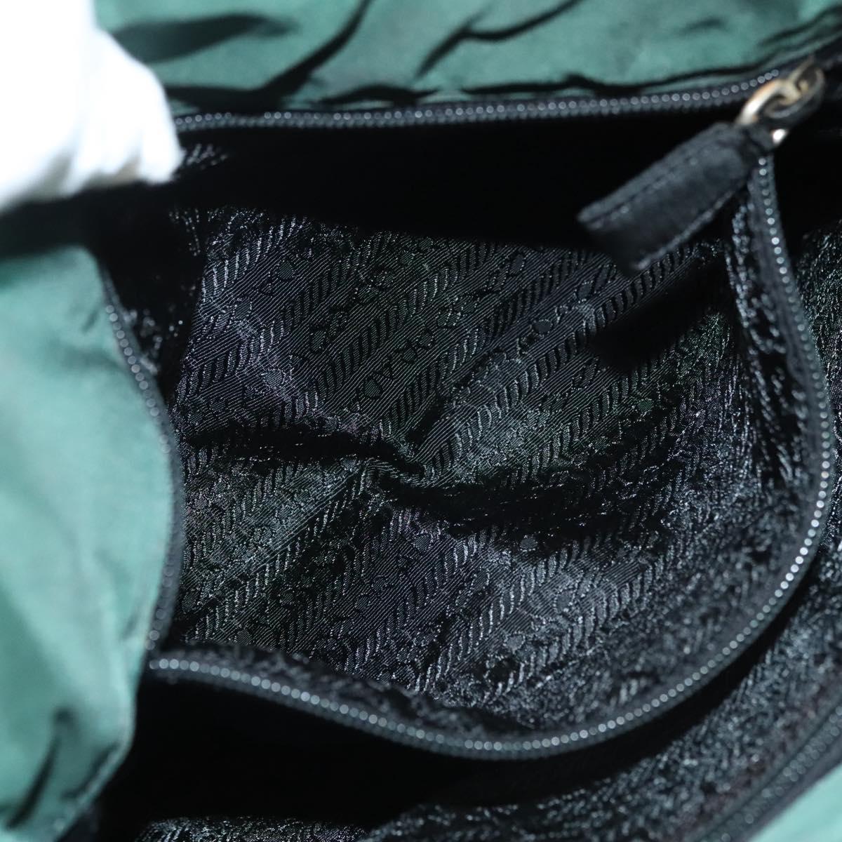 PRADA Tote Bag Nylon Green Auth bs28392