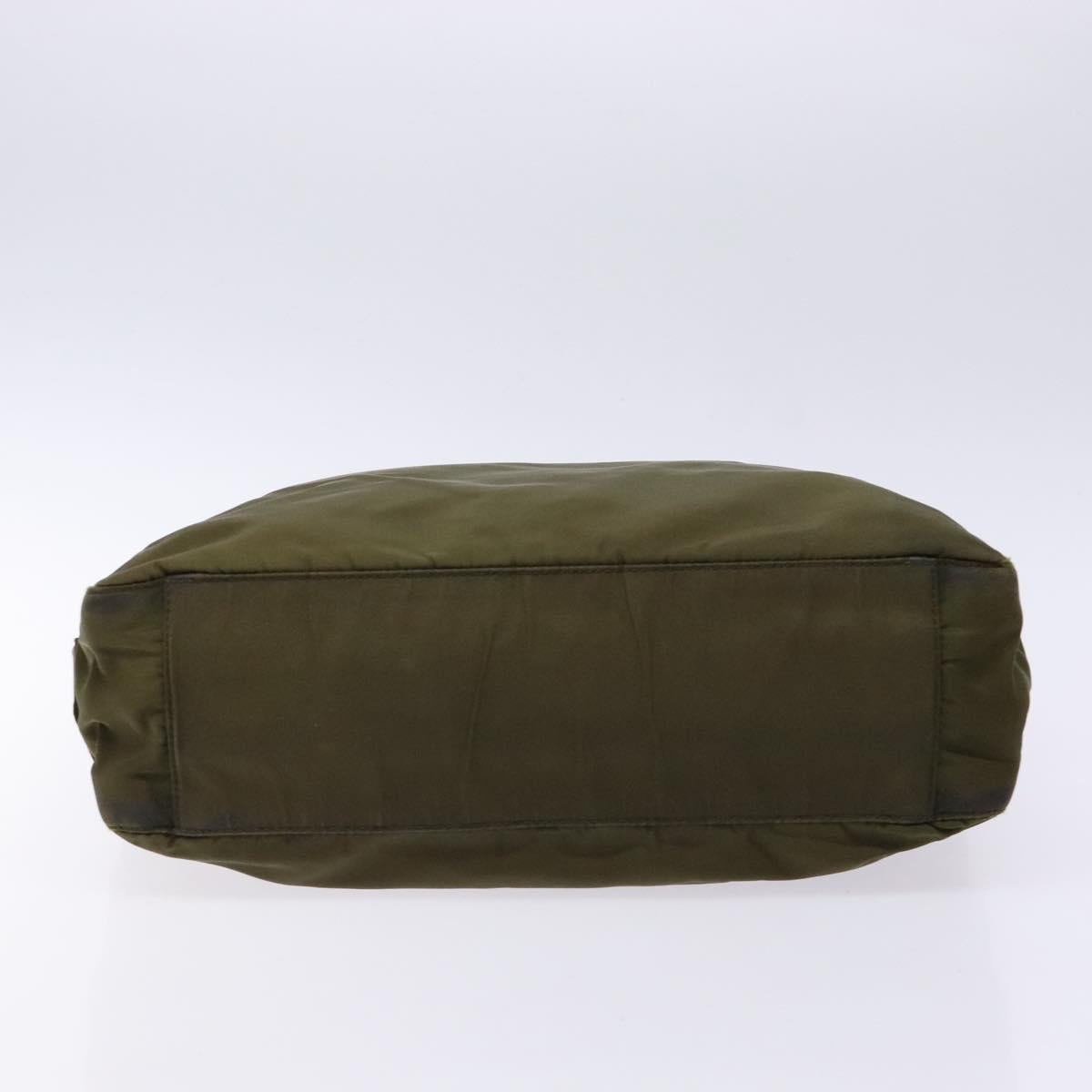 PRADA Tote Bag Nylon Khaki Auth bs28393